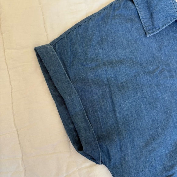 JessaKae x The Food Nanny Denim Chambray Collared Mini Dress - Picture 4 of 8